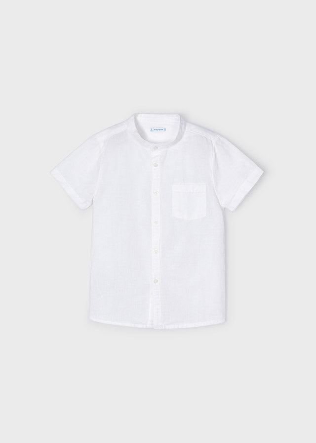 Camicia Lino Coreana - Coccole e Ricami P.iva 09642670583