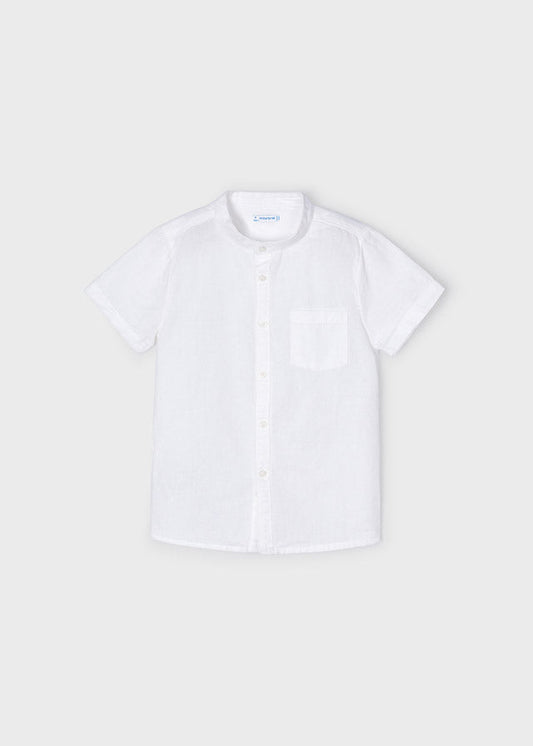 Camicia Lino Coreana - Coccole e Ricami P.iva 09642670583