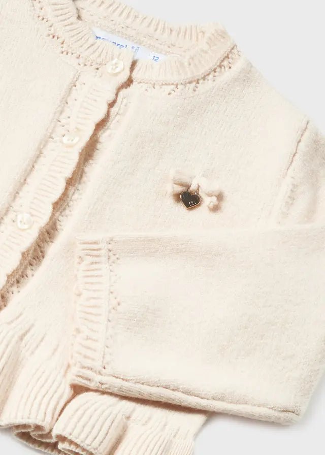 Cardigan bottoni Bambina - Coccole e Ricami P.iva 09642670583