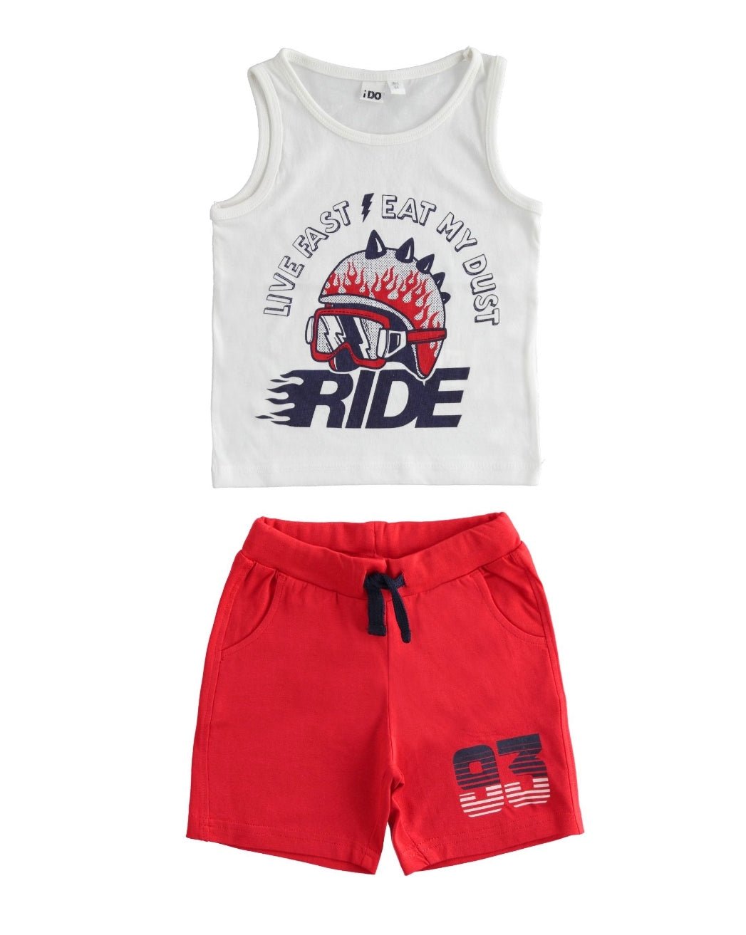 Completo canotta Bambino - Coccole e Ricami |email: info@coccoleericami.shop| P.Iva 09642670583