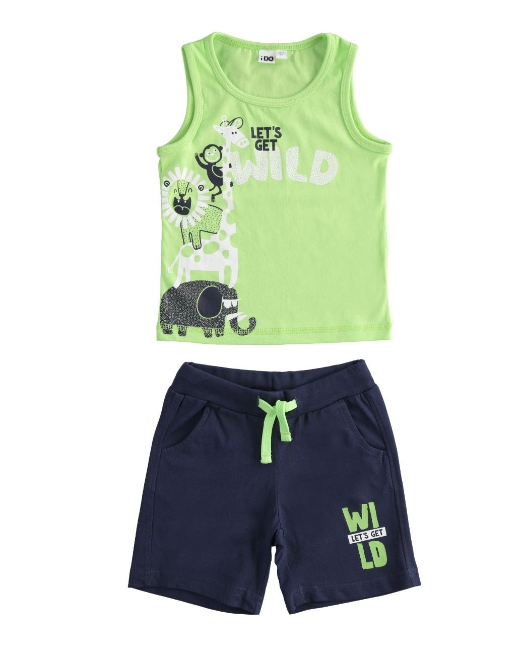 Completo canotta Bambino - Coccole e Ricami |email: info@coccoleericami.shop| P.Iva 09642670583