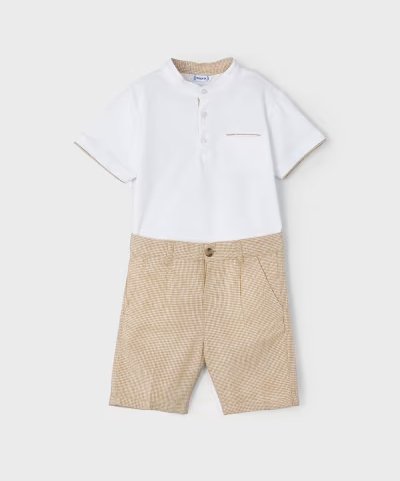 Completo Elegante Lino - Coccole e Ricami