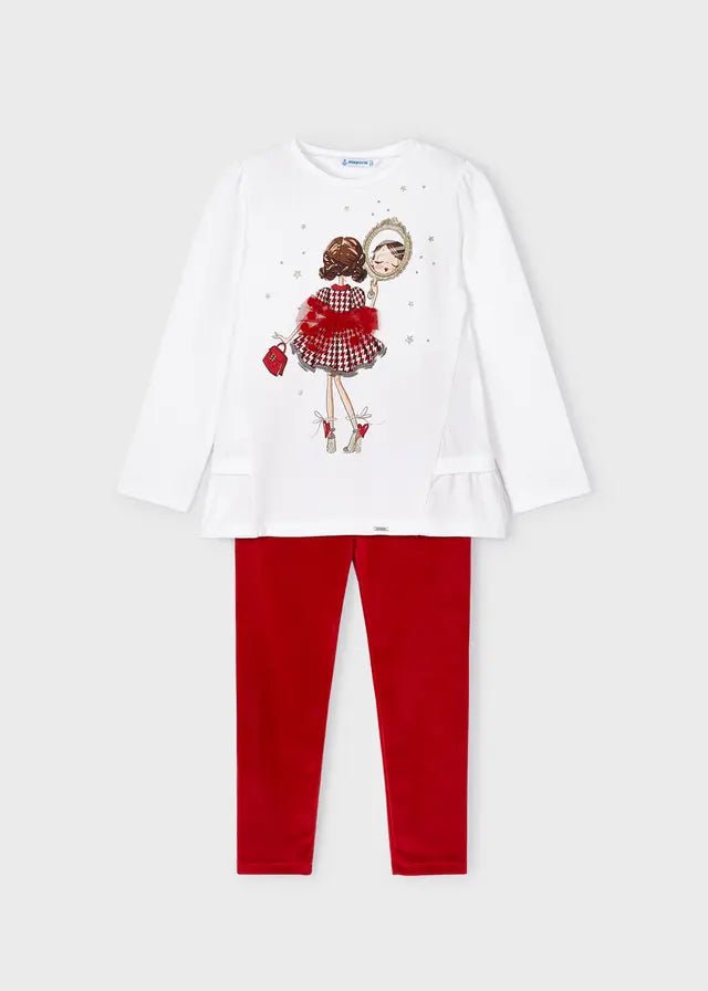 Completo Leggins Ciniglia - Coccole e Ricami P.iva 09642670583