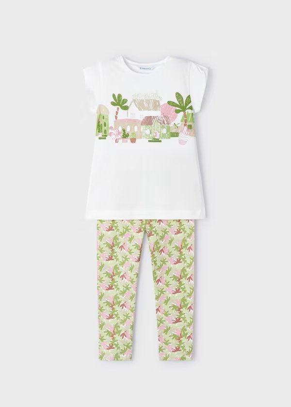 Completo leggins Oasi - Coccole e Ricami