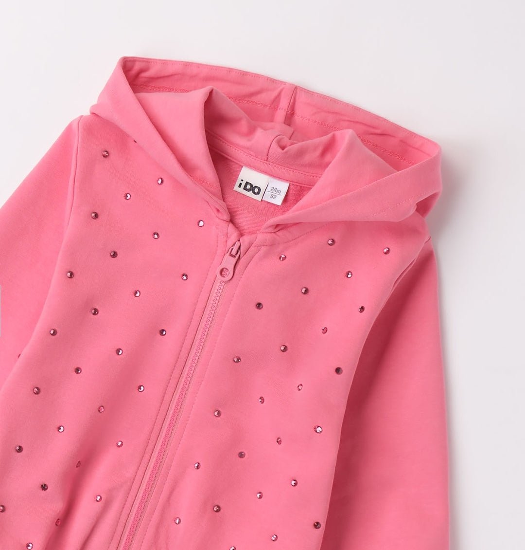 Felpa Bambina Strass - Coccole e Ricami