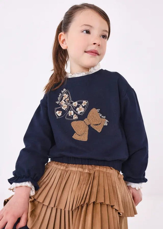 Felpa Bimba applicazioni - Coccole e Ricami P.iva 09642670583
