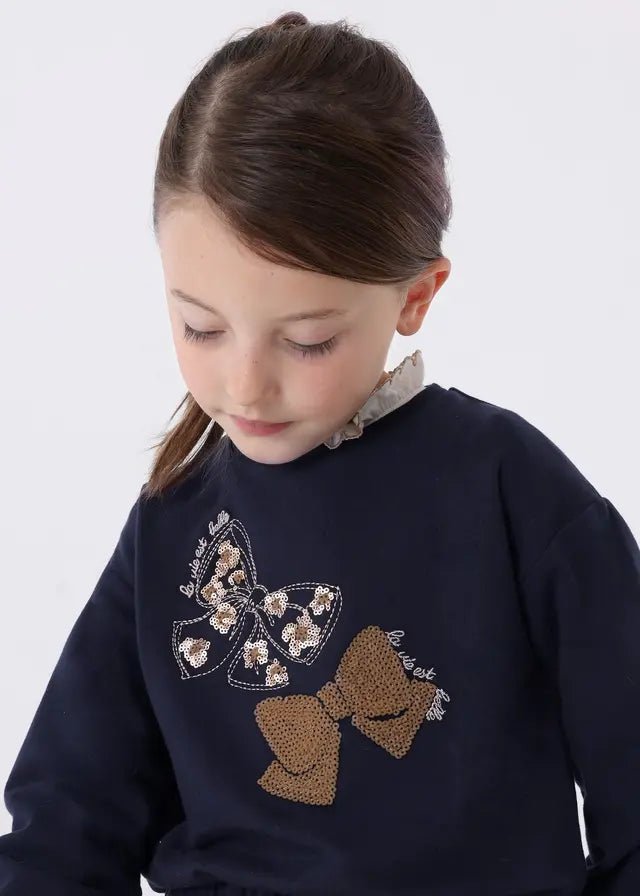 Felpa Bimba applicazioni - Coccole e Ricami P.iva 09642670583