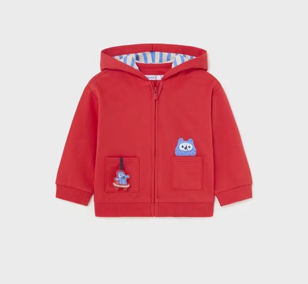 Felpa interattiva Zip avanti - Coccole e Ricami