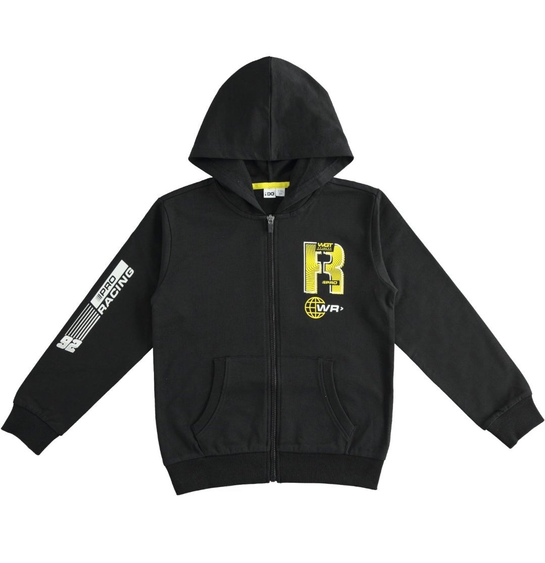 Felpa Zip teenager - Coccole e Ricami |email: info@coccoleericami.shop| P.Iva 09642670583