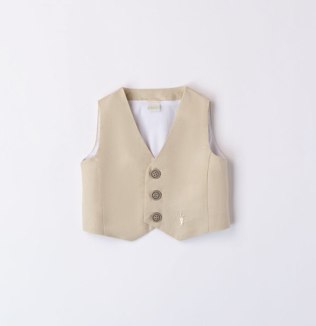 Gilet Lino - Coccole e Ricami