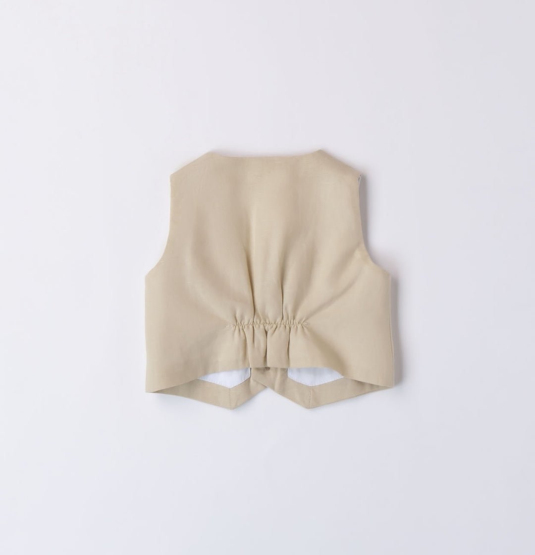 Gilet Lino - Coccole e Ricami