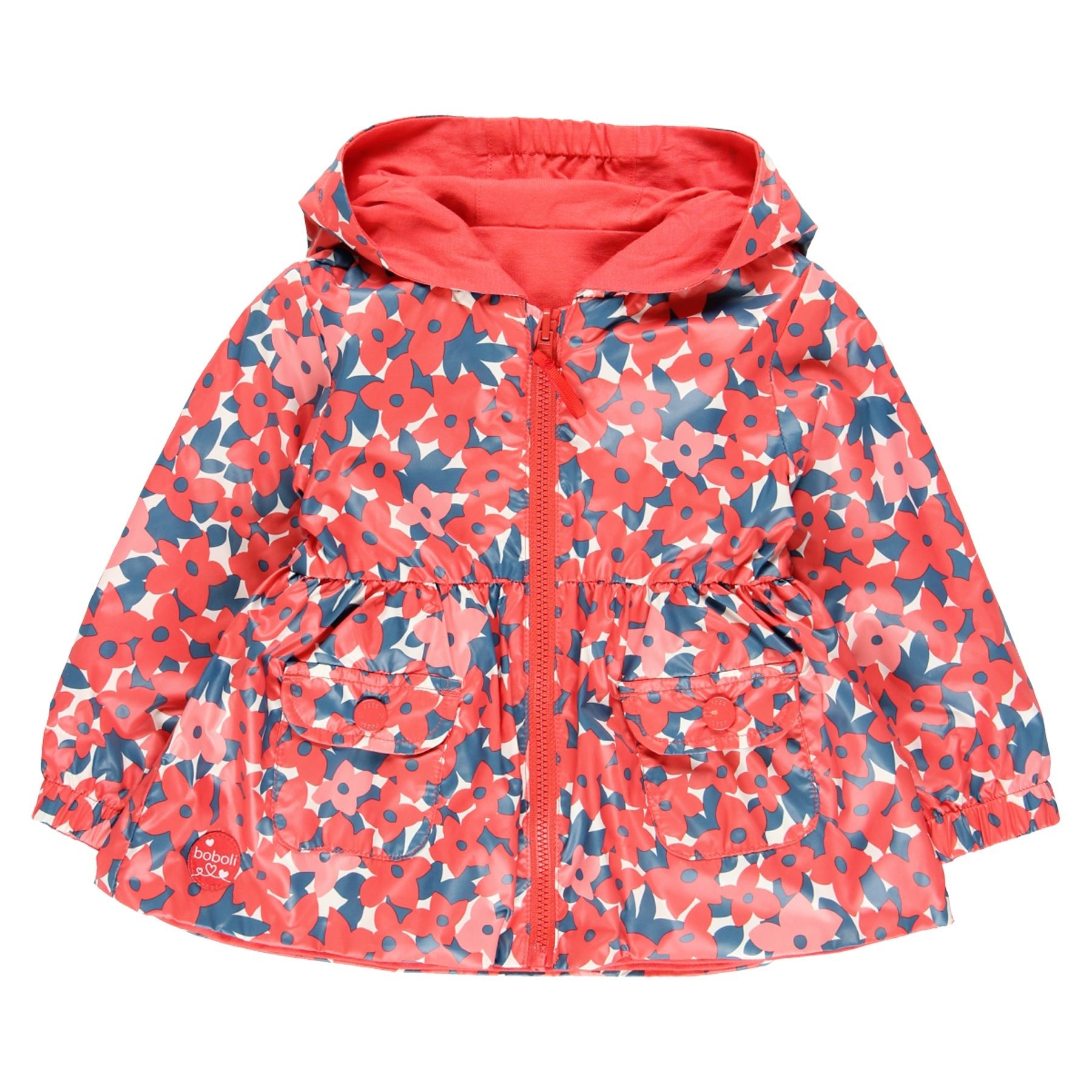 Giubbino antivento reversibile Fiori - Coccole e Ricami