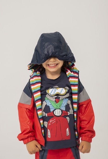 Giubbino impermeabile reversibile - Coccole e Ricami P.iva 09642670583