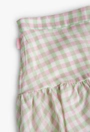 Gonna viscosa quadrettini - Coccole e Ricami