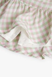 Gonna viscosa quadrettini - Coccole e Ricami