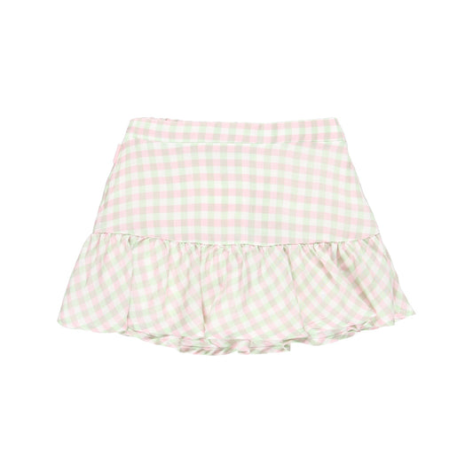 Gonna viscosa quadrettini - Coccole e Ricami