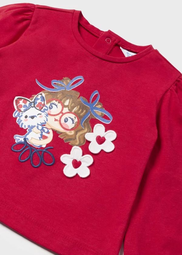 Maglia Bimba manica lunga - Coccole e Ricami