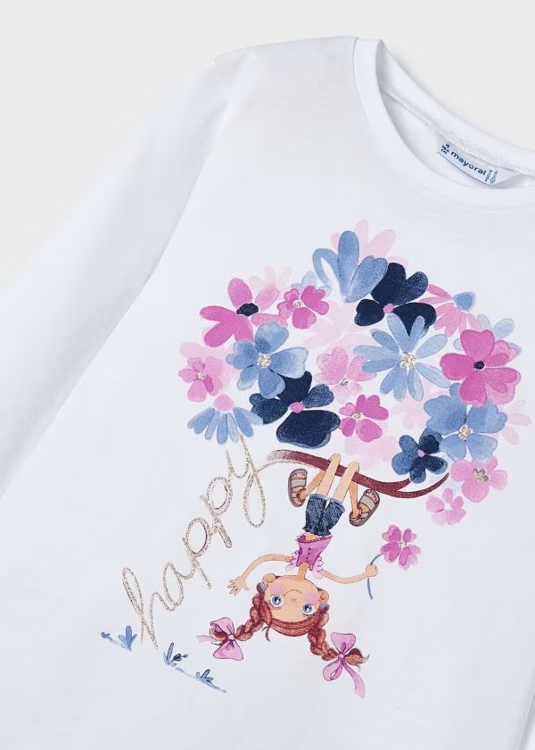 Maglia manica lunga + elastico - Coccole e Ricami