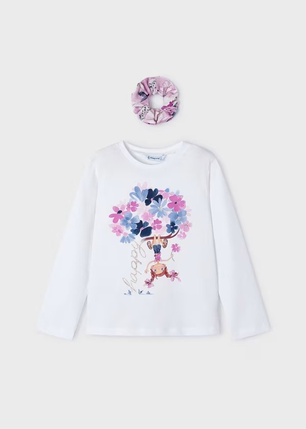 Maglia manica lunga + elastico - Coccole e Ricami