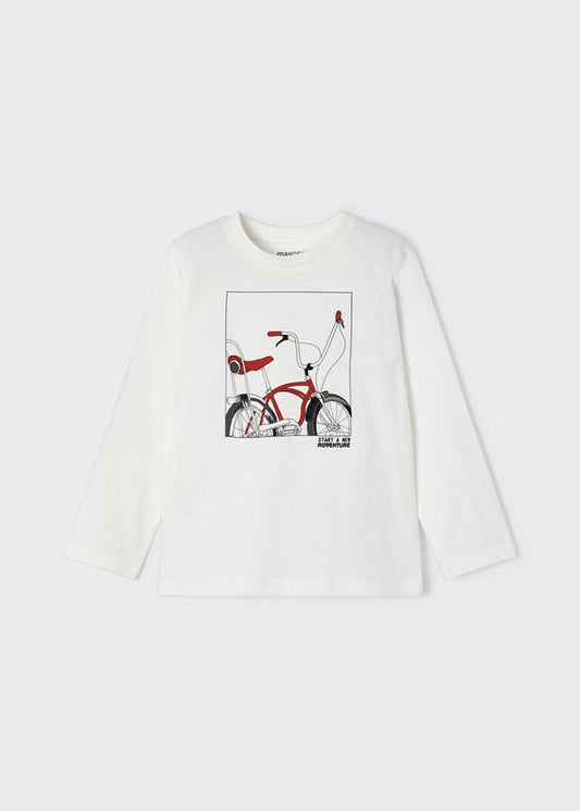 Maglietta manica lunga BICI - Coccole e Ricami |email: info@coccoleericami.shop| P.Iva 09642670583