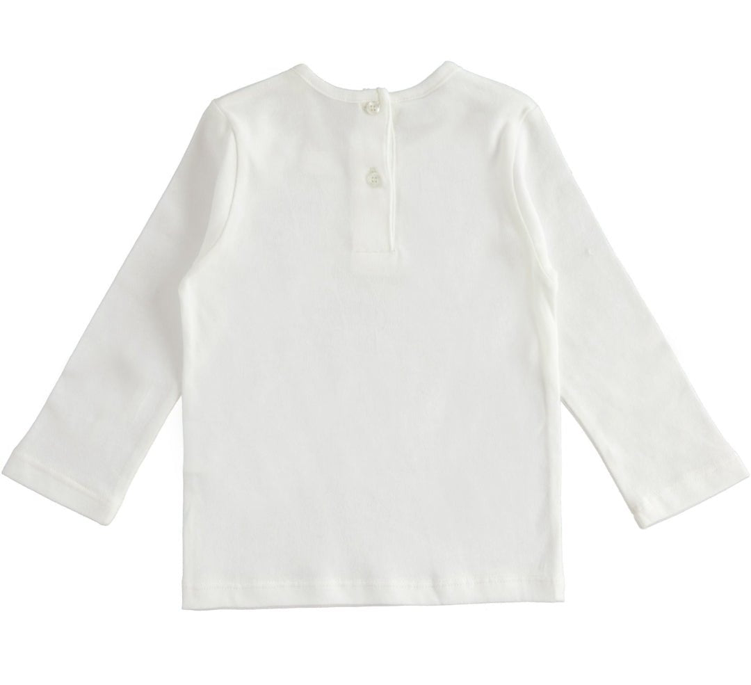 Maglietta manica lunga Orsetta - Coccole e Ricami P.iva 09642670583