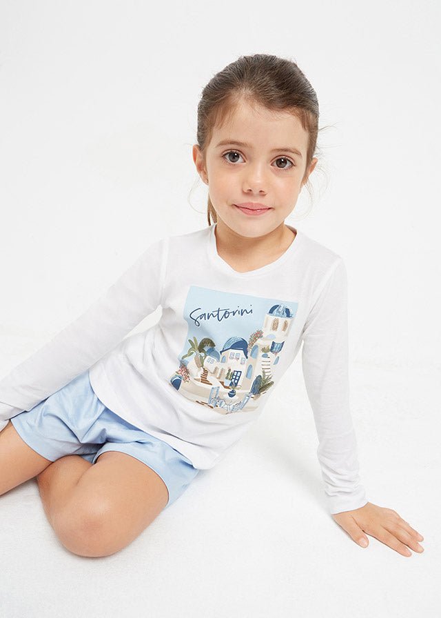 Maglietta Santorini + elastico - Coccole e Ricami P.iva 09642670583