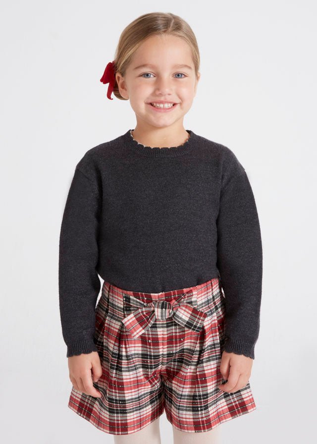 Maglione bambina girocollo - Coccole e Ricami |email: info@coccoleericami.shop| P.Iva 09642670583