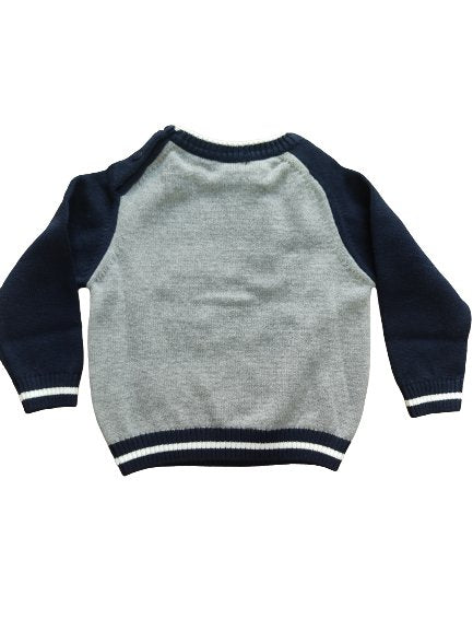 Maglione caldo cotone School - Coccole e Ricami P.iva 09642670583