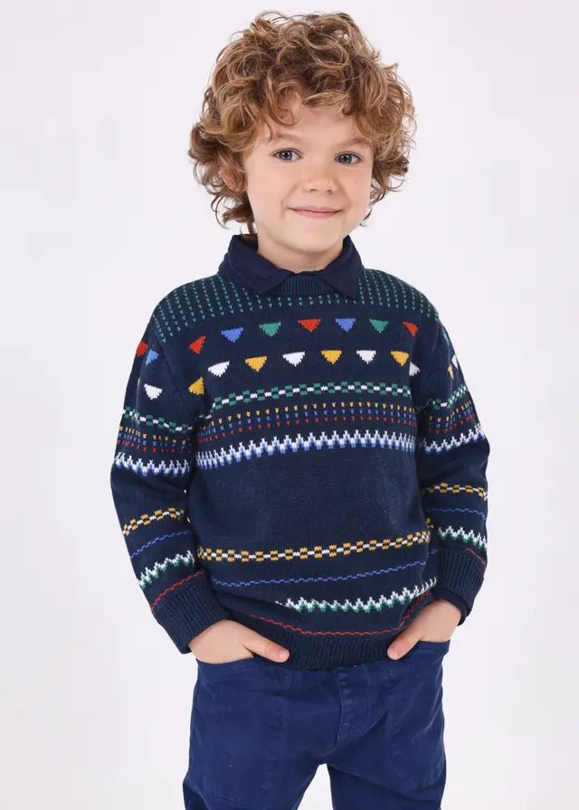 Maglione Jaquard Bambino - Coccole e Ricami P.iva 09642670583