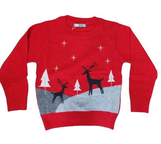 Maglione lana Alce - Coccole e Ricami |email: info@coccoleericami.shop| P.Iva 09642670583