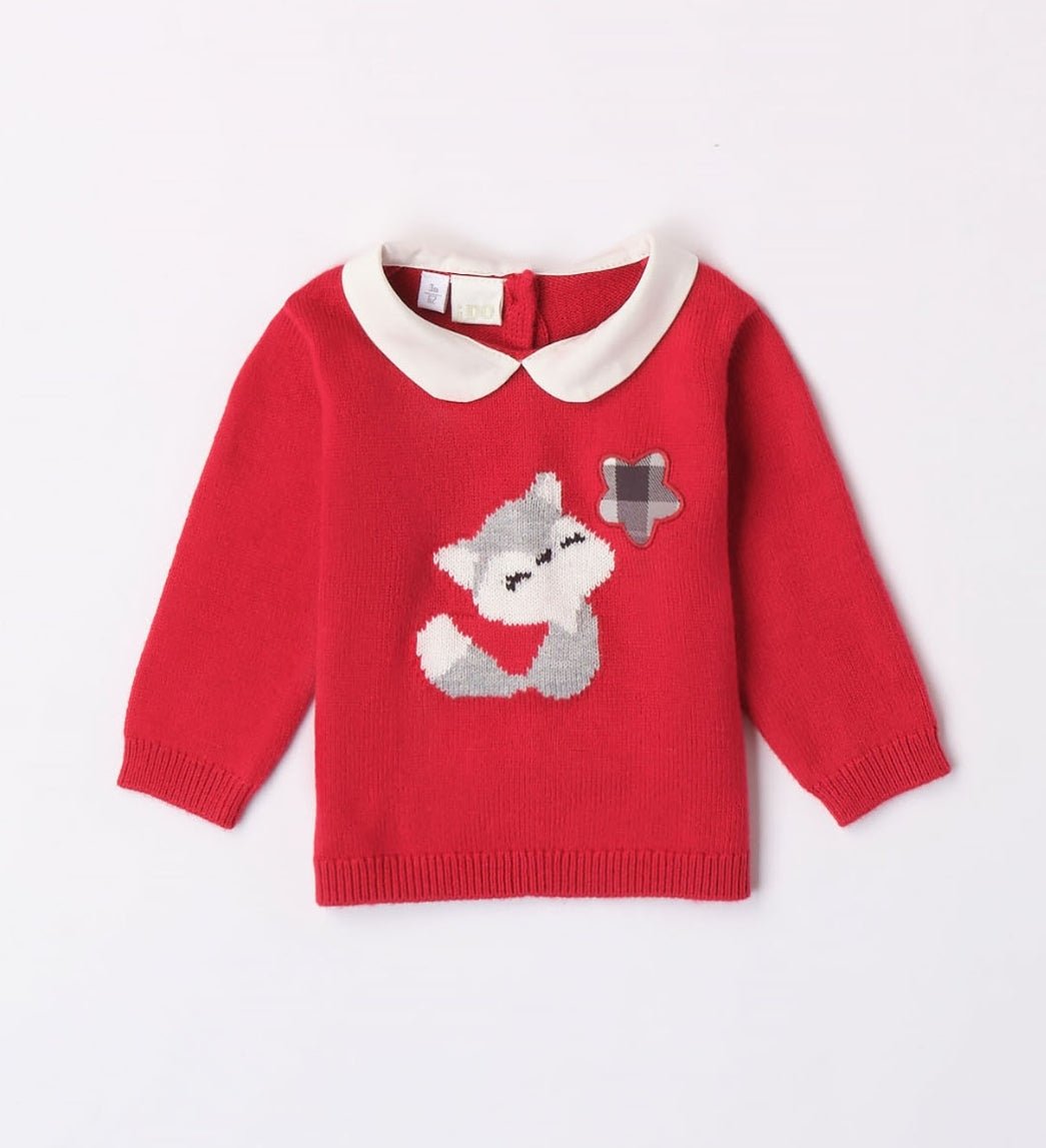 Maglione Scoiattolo Bimba - Coccole e Ricami P.iva 09642670583