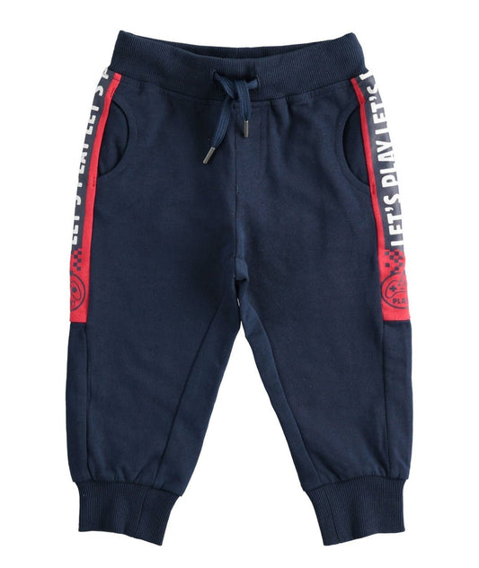 Pantalone in felpa garzata - Coccole e Ricami |email: info@coccoleericami.shop| P.Iva 09642670583