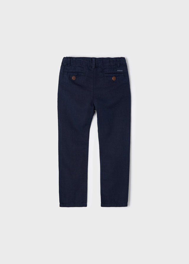 Pantalone lungo twill bambino - Coccole e Ricami |email: info@coccoleericami.shop| P.Iva 09642670583