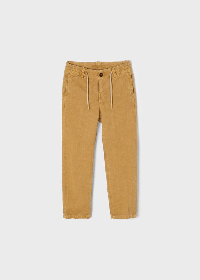 Pantalone lungo twill bambino - Coccole e Ricami |email: info@coccoleericami.shop| P.Iva 09642670583