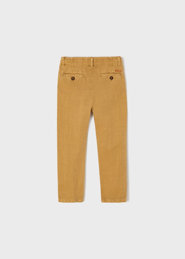 Pantalone lungo twill bambino - Coccole e Ricami |email: info@coccoleericami.shop| P.Iva 09642670583