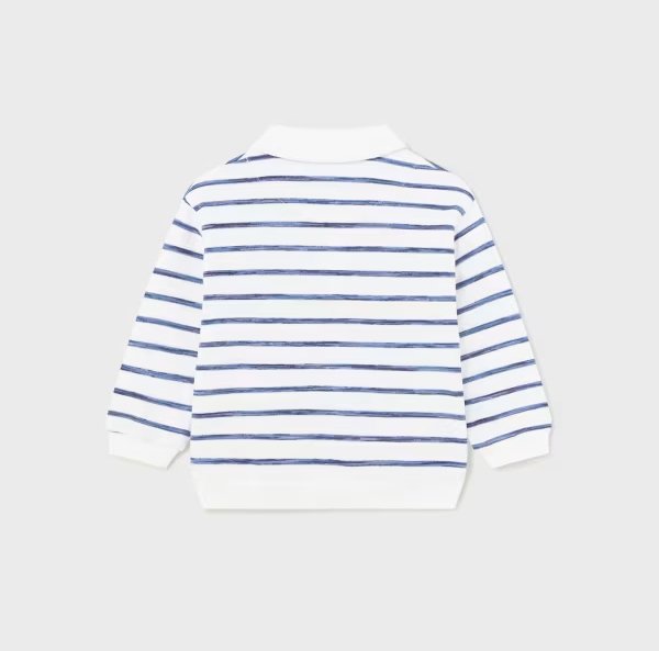 Polo manica lunga Righe - Coccole e Ricami