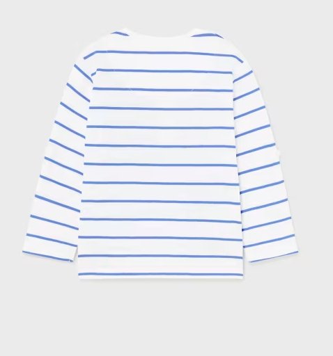 T-Shirt bimbo Interattiva Righe - Coccole e Ricami