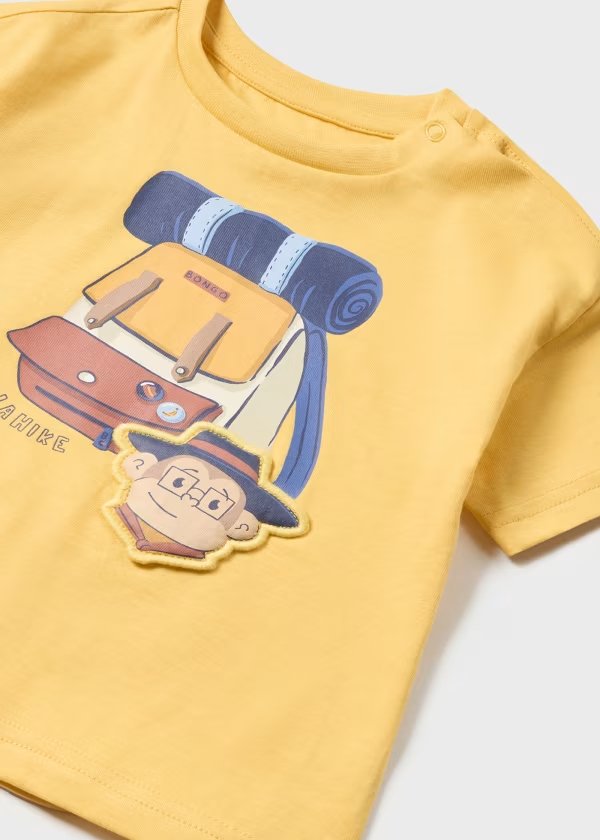 T-Shirt bimbo Interattiva Zaino - Coccole e Ricami