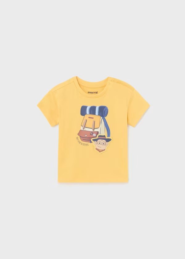 T-Shirt bimbo Interattiva Zaino - Coccole e Ricami