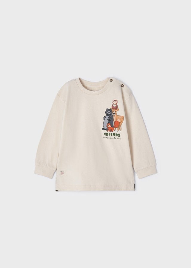 T-Shirt con stampa ECOFRIENDS - Coccole e Ricami |email: info@coccoleericami.shop| P.Iva 09642670583