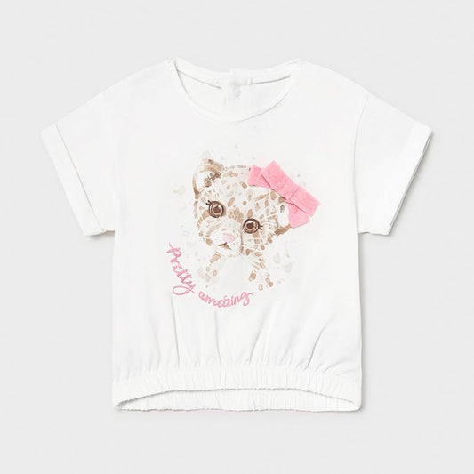 T-Shirt leopardo |1092| - Coccole e Ricami |email: info@coccoleericami.shop|