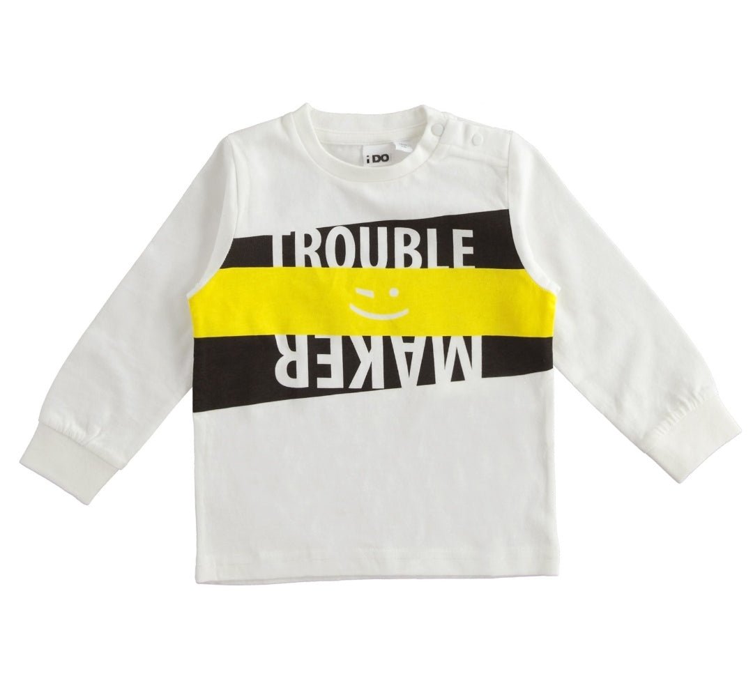 T-Shirt manica lunga bimbo - Coccole e Ricami |email: info@coccoleericami.shop| P.Iva 09642670583