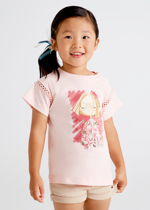 T-Shirt mezza manica bambina - Coccole e Ricami |email: info@coccoleericami.shop| P.Iva 09642670583
