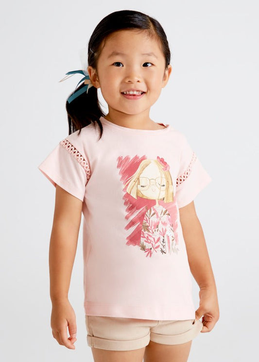 T-Shirt mezza manica bambina - Coccole e Ricami |email: info@coccoleericami.shop| P.Iva 09642670583