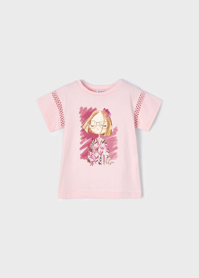 T-Shirt mezza manica bambina - Coccole e Ricami |email: info@coccoleericami.shop| P.Iva 09642670583