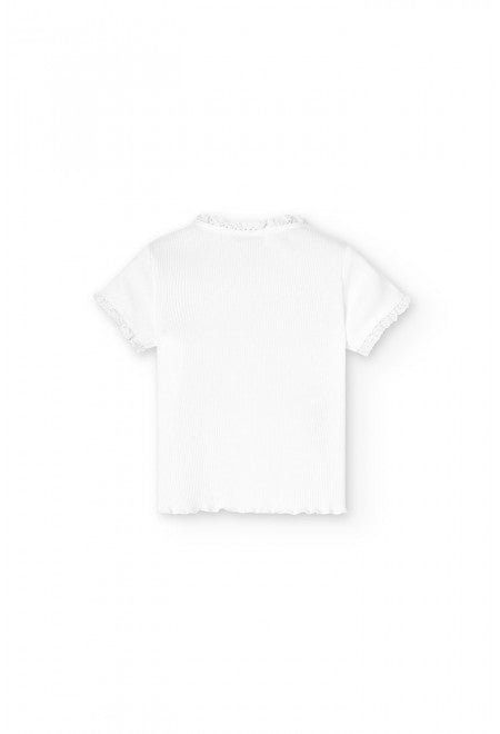 T-Shirt mezza manica costine - Coccole e Ricami P.iva 09642670583