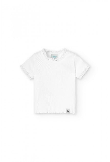 T-Shirt mezza manica costine - Coccole e Ricami P.iva 09642670583