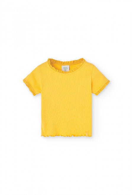 T-Shirt mezza manica costine - Coccole e Ricami P.iva 09642670583