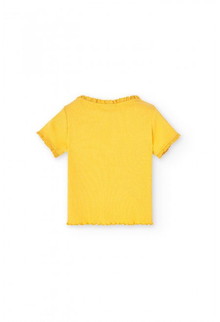 T-Shirt mezza manica costine - Coccole e Ricami P.iva 09642670583