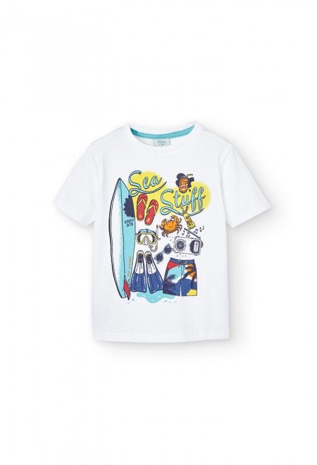T-Shirt mezza manica MARE - Coccole e Ricami P.iva 09642670583